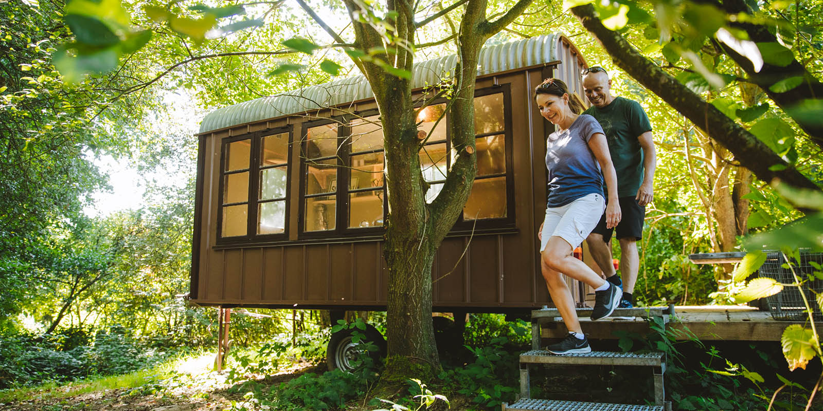 This cart is ideal for romantic glamping in Denmark